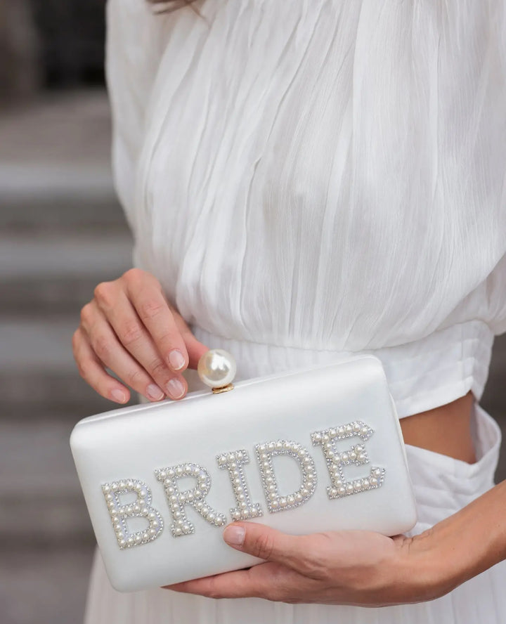 Bride Pearl Clutch