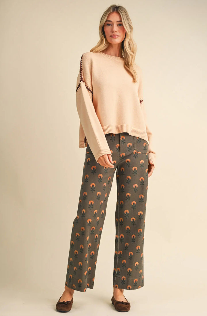 Harvest Bloom Wide Leg Pants