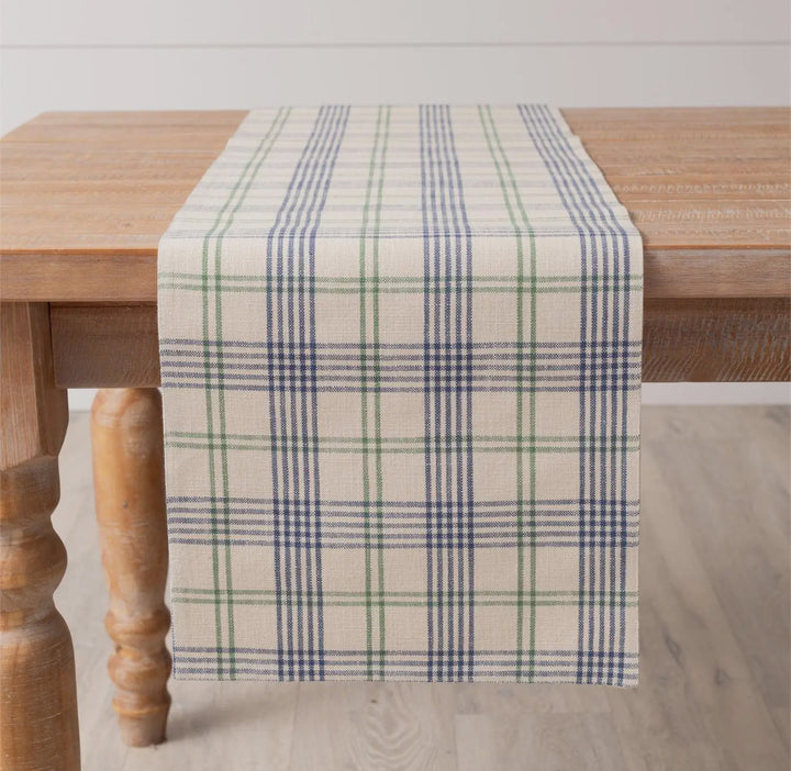 Lakehouse Plaid Table Runner