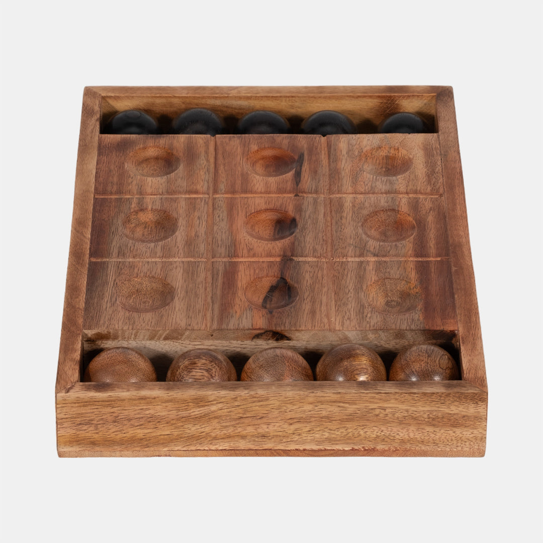 Heritage Wood Tic-Tac-Toe Board