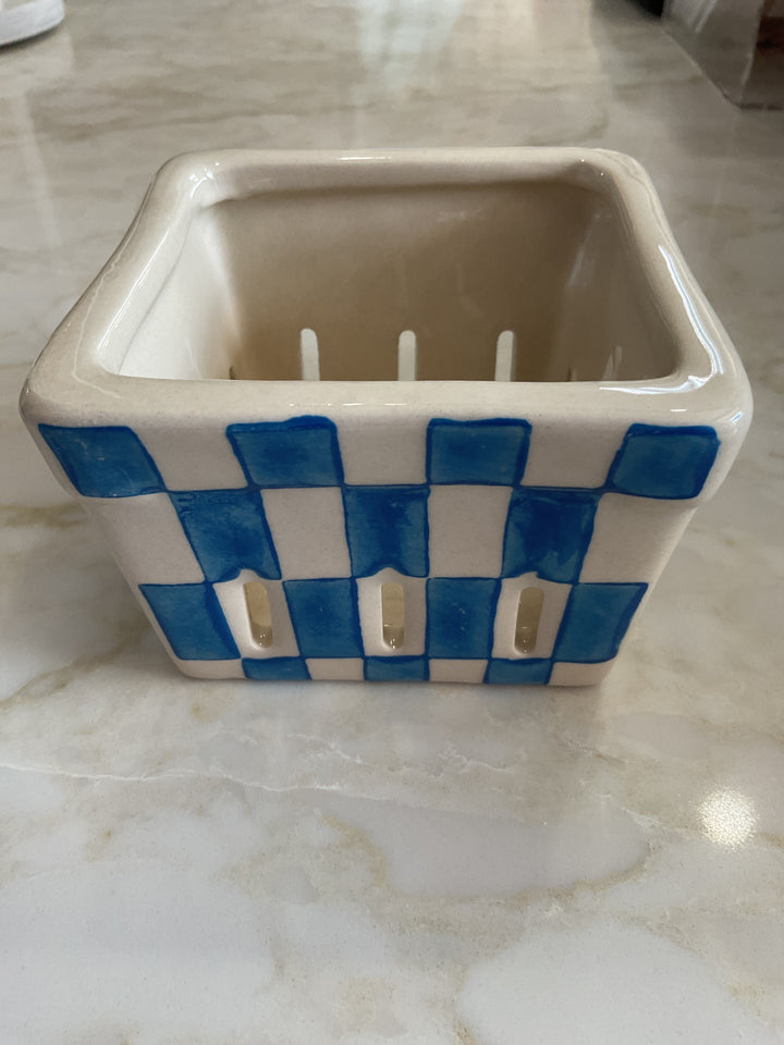 Stoneware Berry Basket