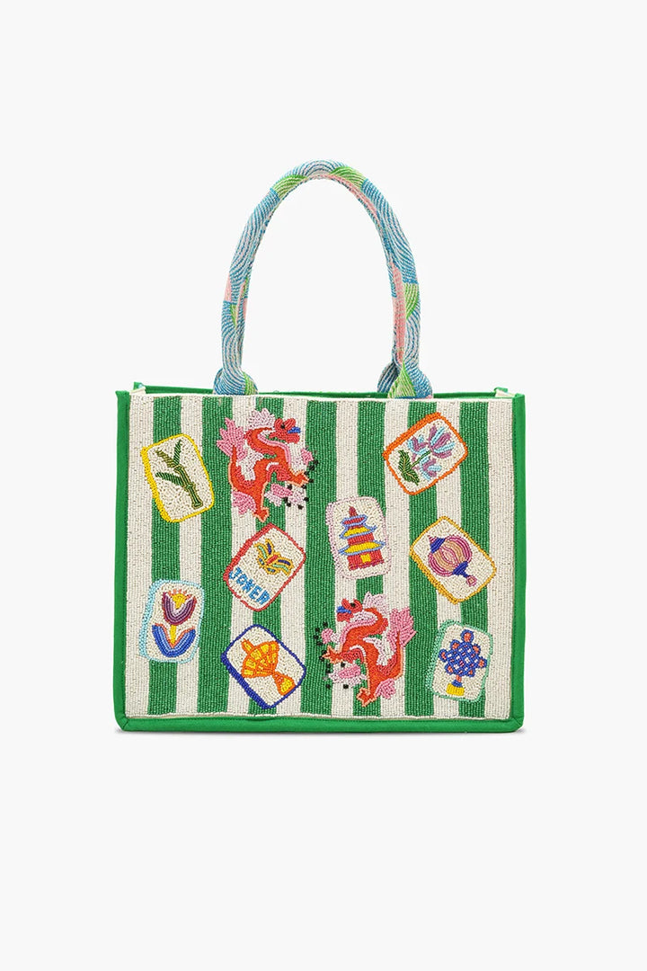 Mahjong Social Jacquard Tote