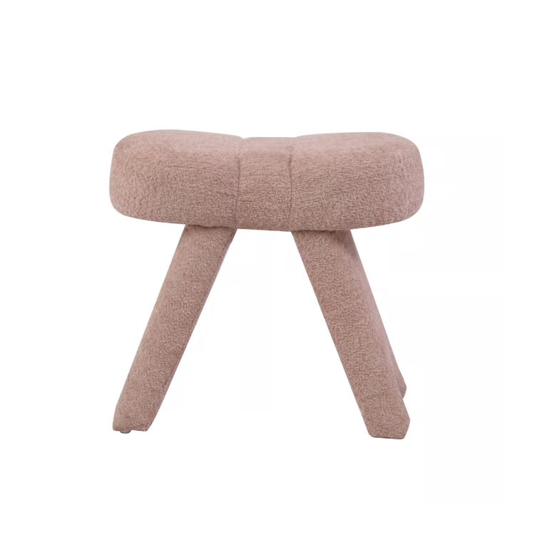 Blushed Lilac Bow Accent Stool