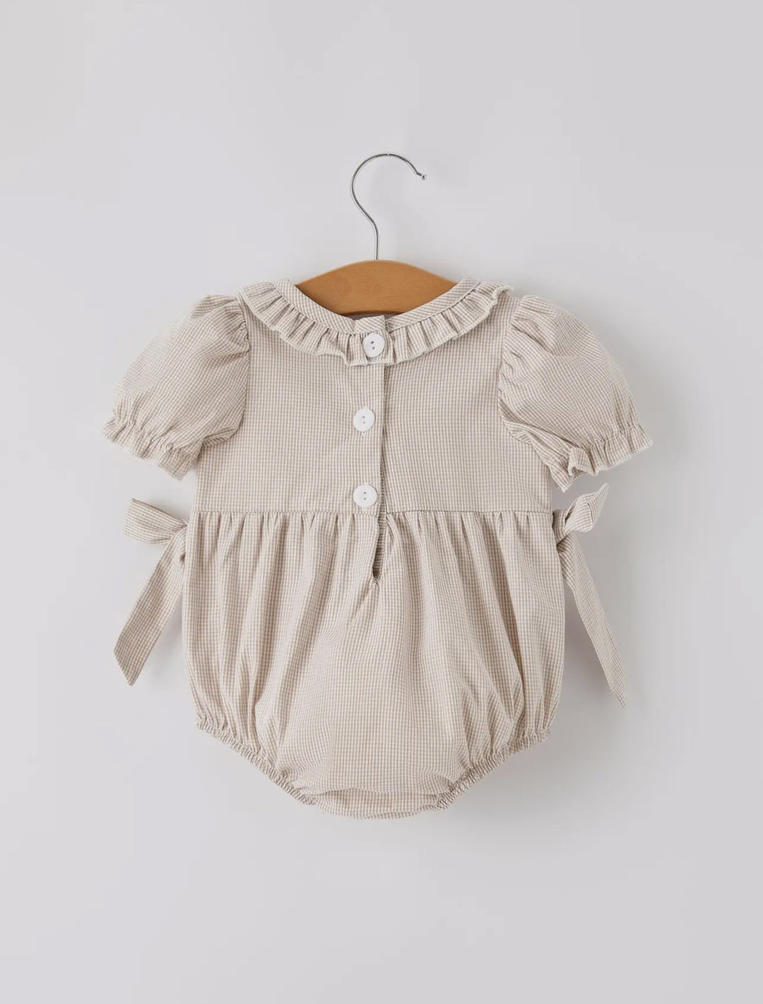 Smocked Pumpkin & Bows Romper