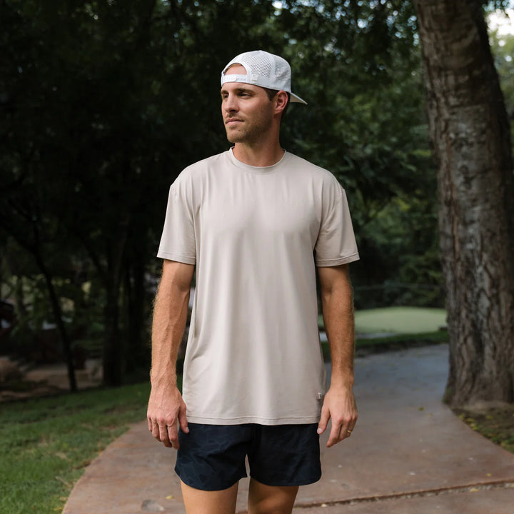 Go-To Performance Tee – Sand