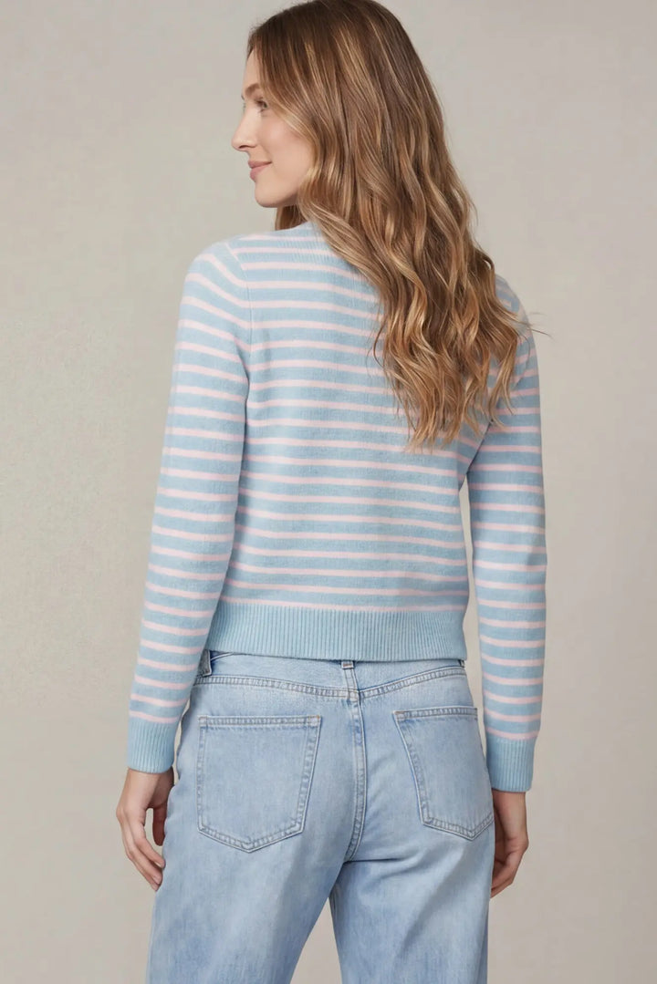 Sweet September Striped Cardigan