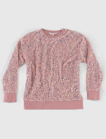 Bedazzled Babe Blush Sweatshirt