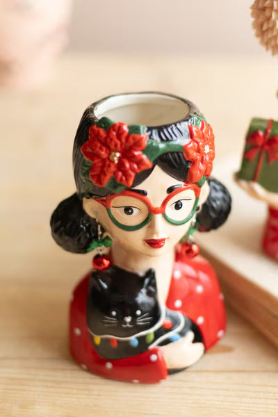 Christmas Besties Ceramic Vases