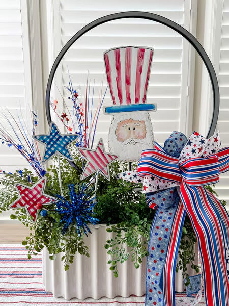 Gingham and Stripe Stars