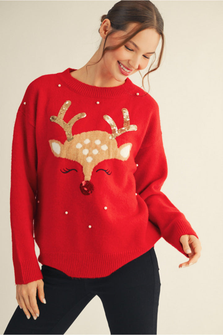 Rudolph’s Radiance Sweater