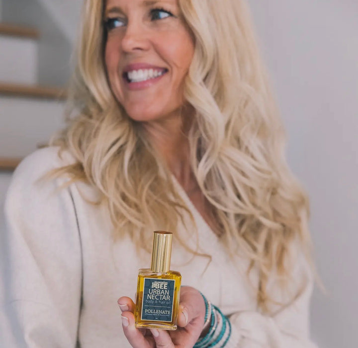 Botanical Glow Hair & Body Oil – 1 oz Glass Bottle
