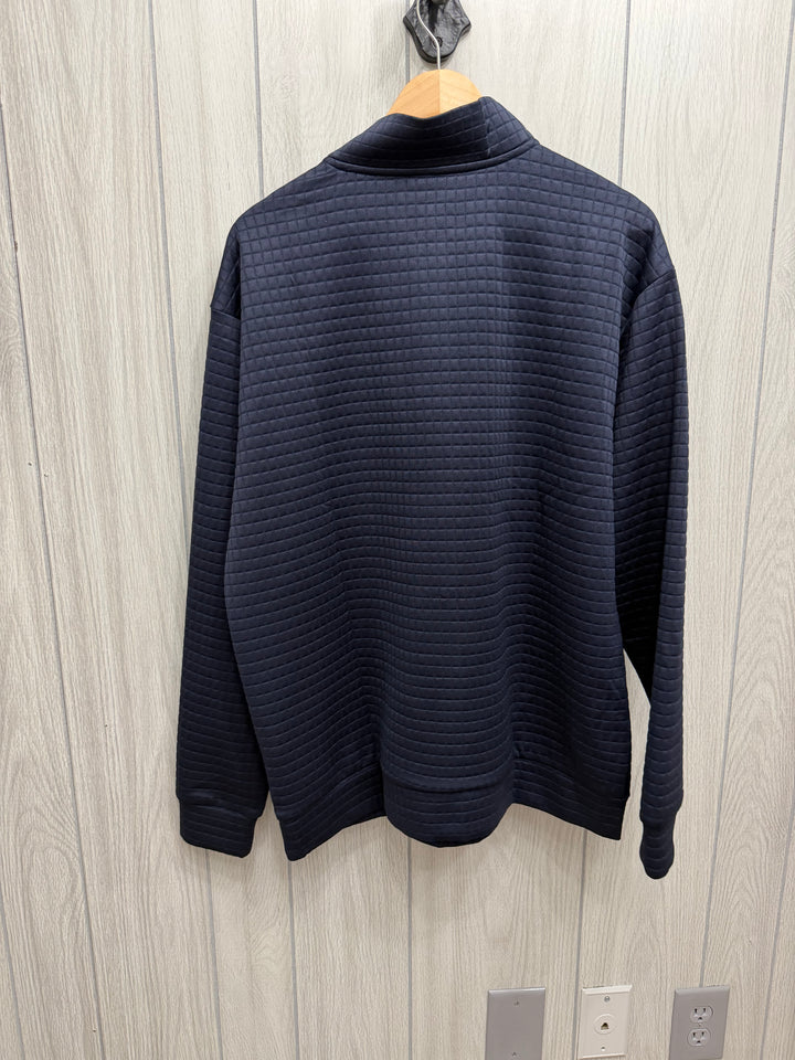 Square Stitch Quarter Snap - Ashford Navy