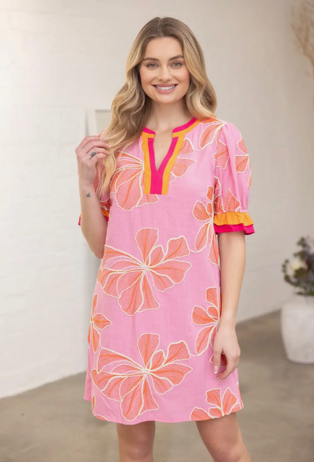 Pink Petal Pop Dress