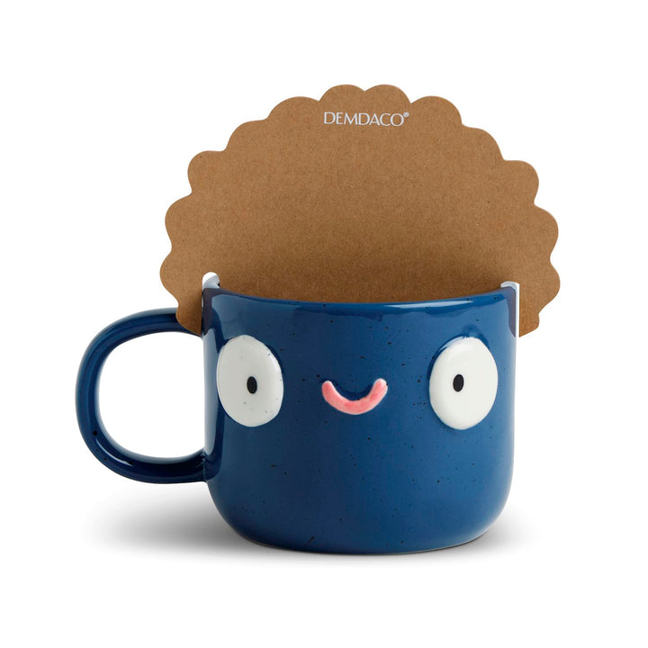 Whimsical Character Face Mug – 14 oz