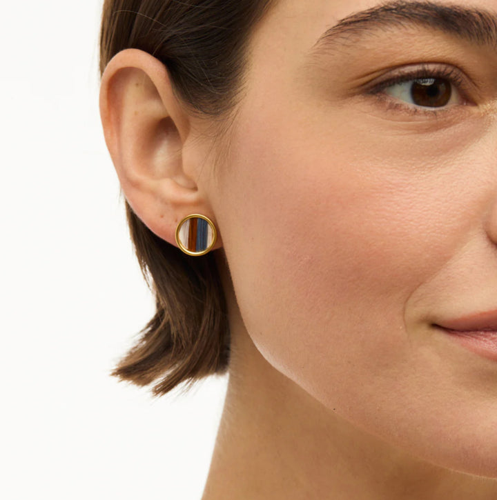 Emily Feathered Drop Earrings - FINAL SALE