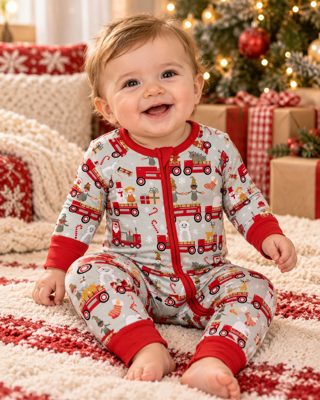 Christmas Train Onesie