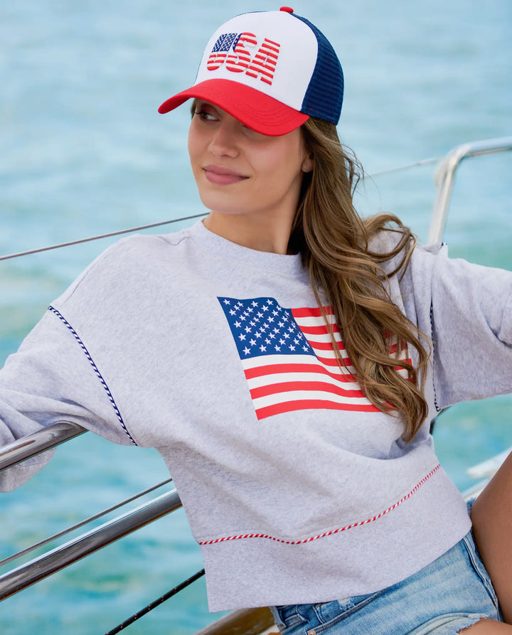 All-American Flag Pullover