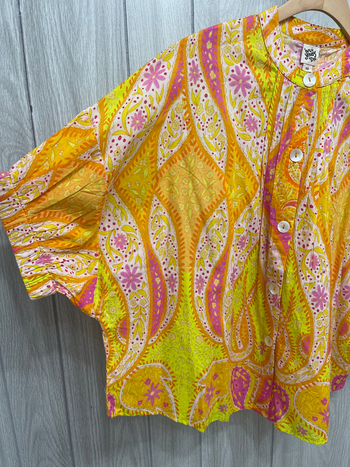 80s Flower Power Top