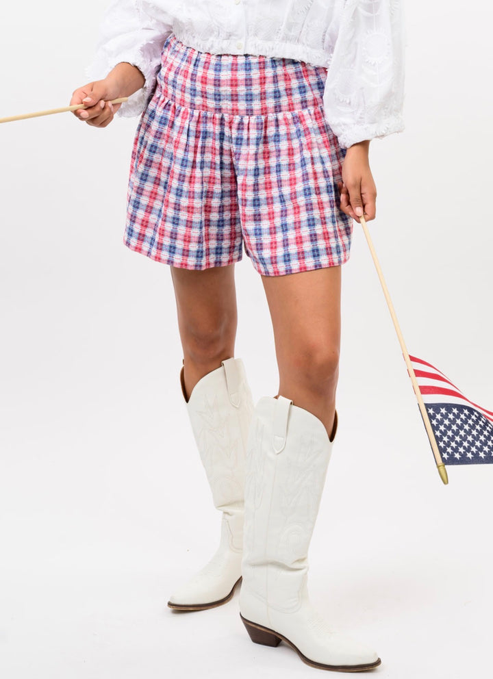 Stars & Stripes Seersucker Shorts