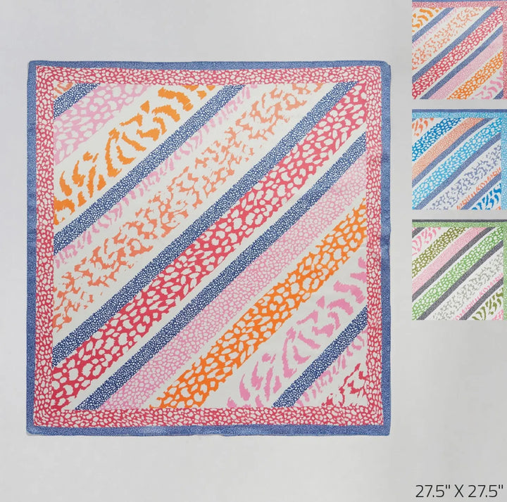 Coastal Stripe Printed Scarf