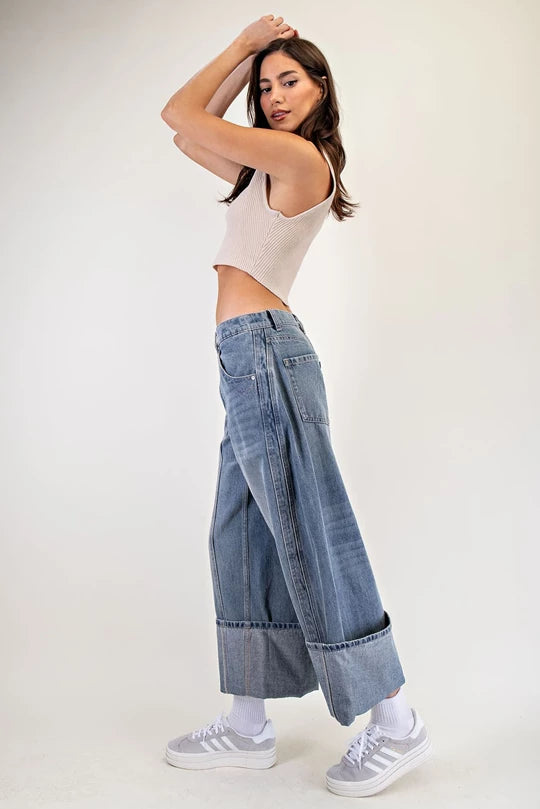 Roll With It Wide Leg Jeans