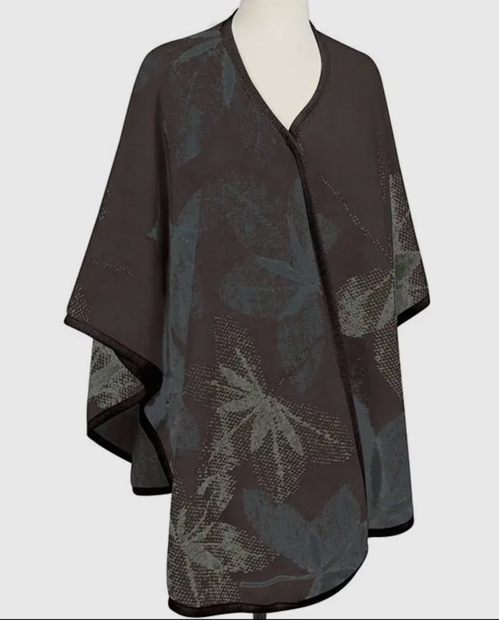 Floral Sweater Ruana