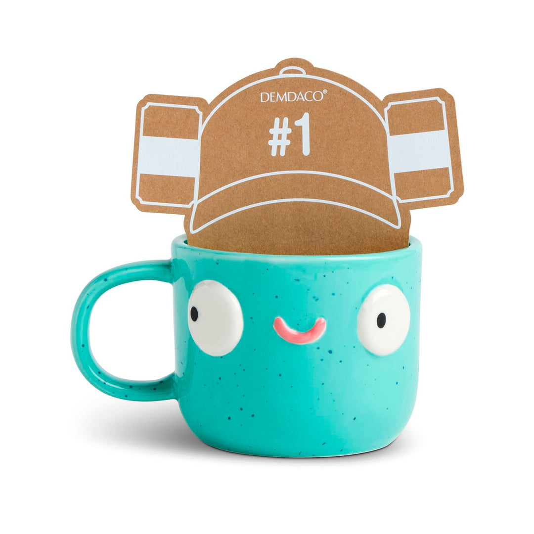 Whimsical Character Face Mug – 14 oz