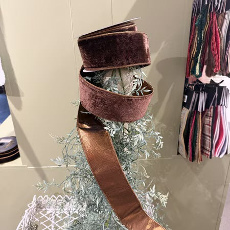 John Mark Enterprises: Chocolate Velvet Ribbon