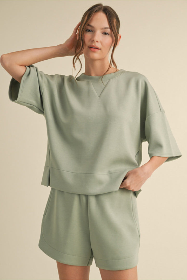 Sage Lounge Short Set