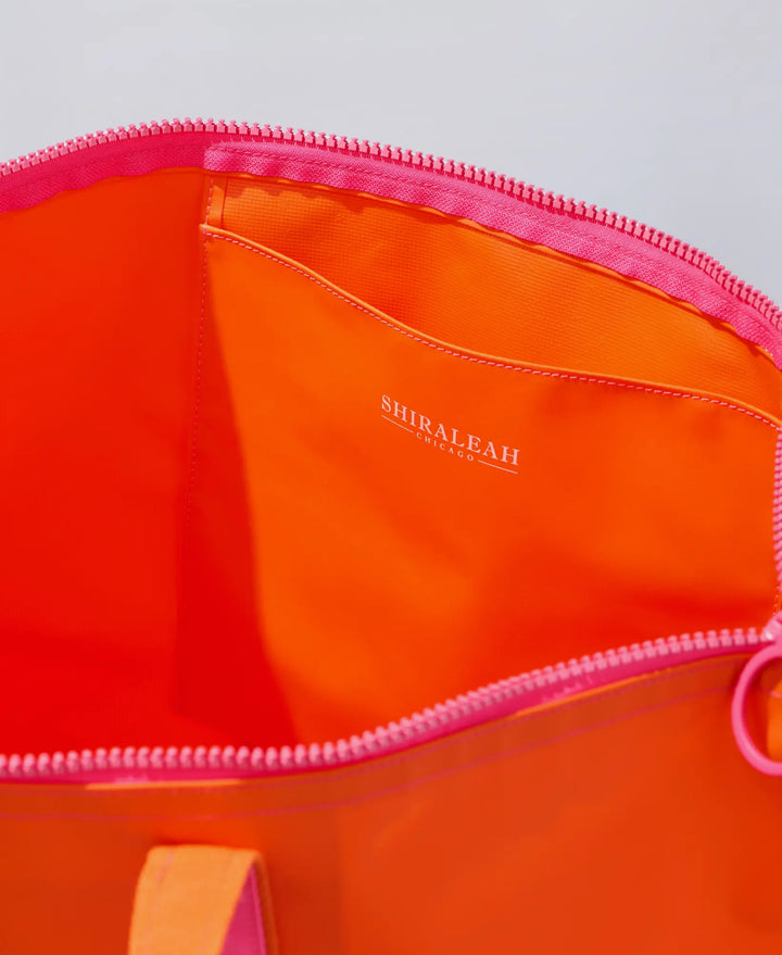 Neon Coast Water-Resistant Tote