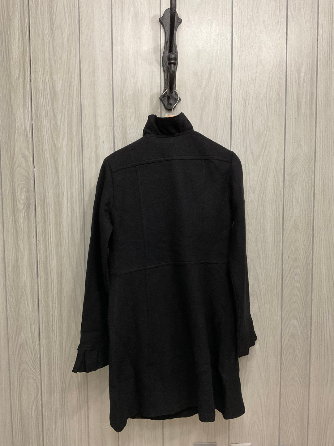 Graceful Ruffle Button Coat