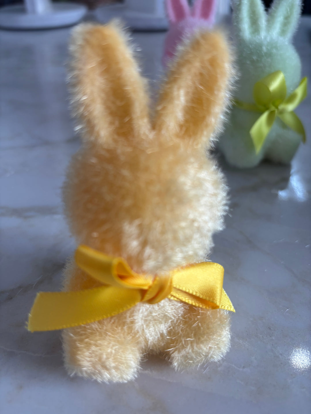 4” Velvet Flocked Bunny