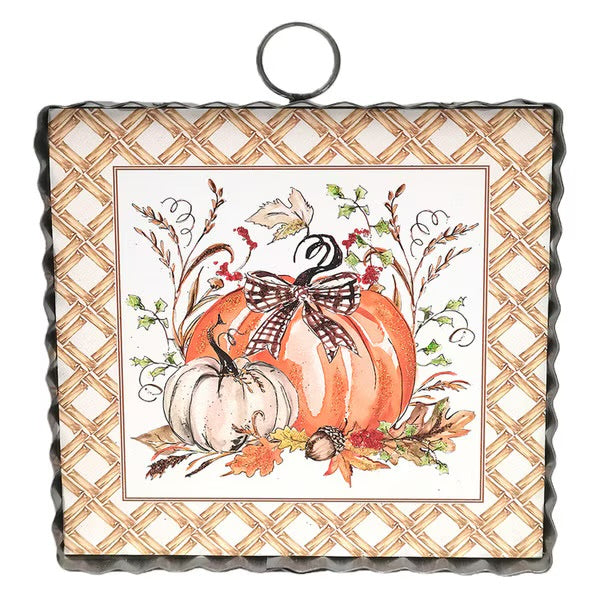 Harvest Pumpkin Gallery Wall Plaque