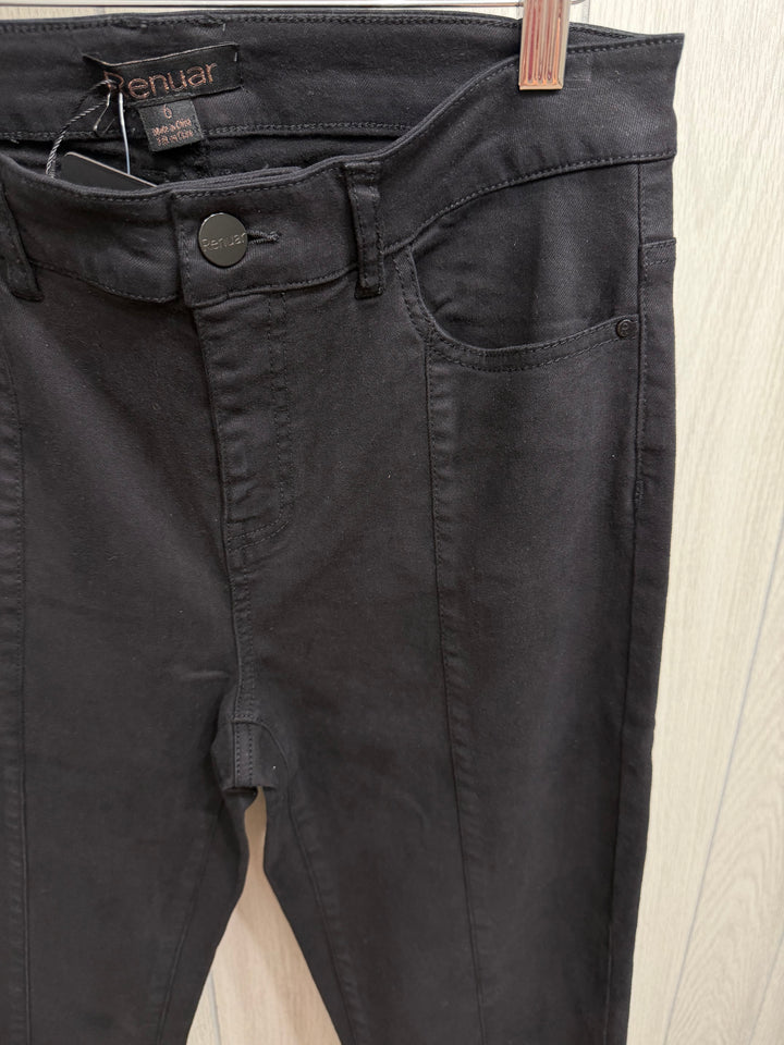 Renuar Luxe Slim Ankle Pant – Black