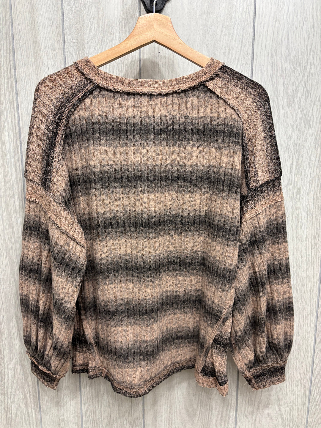 Driftwood Fade Waffle Knit Top