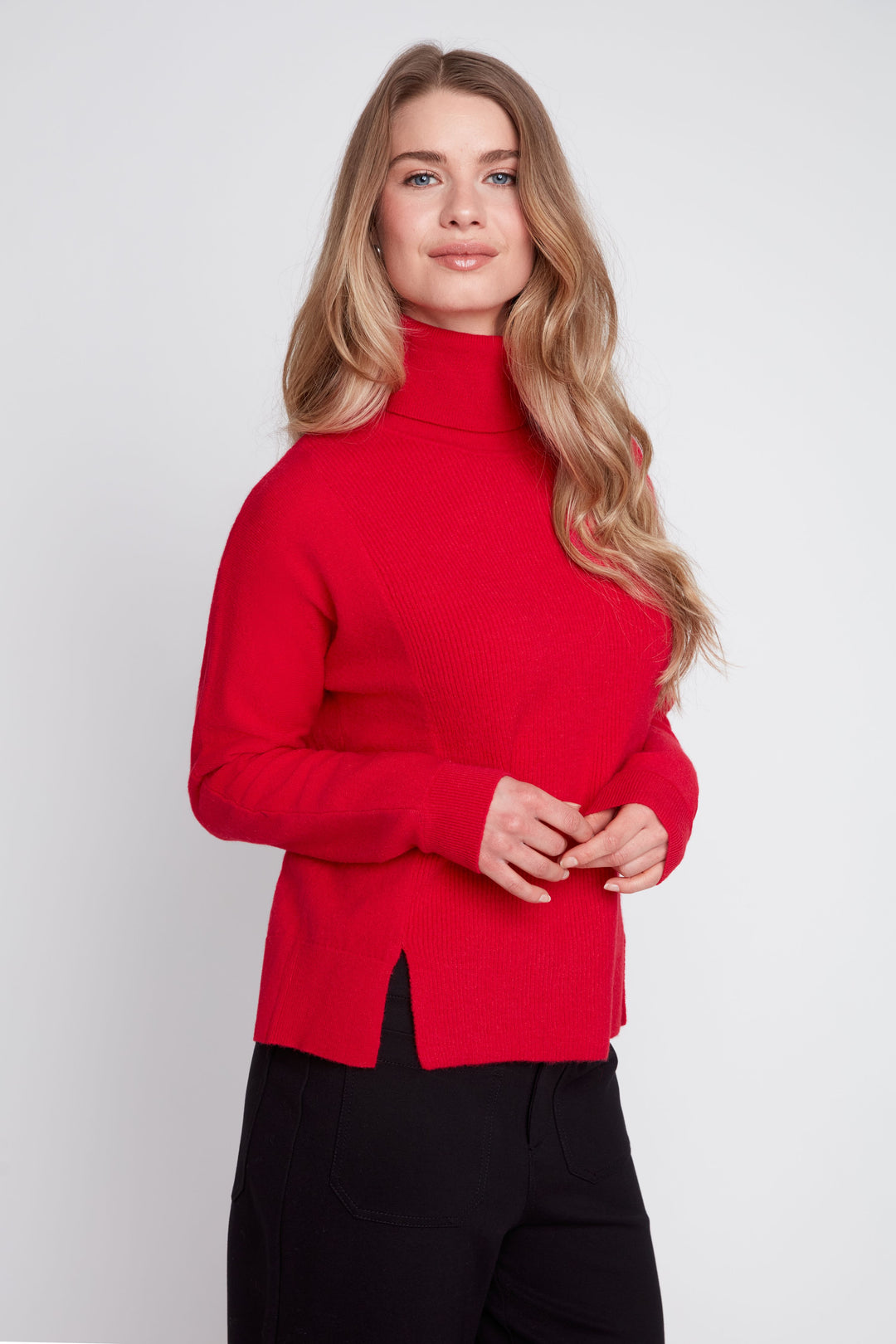 Lipstick Season Turtleneck Sweater