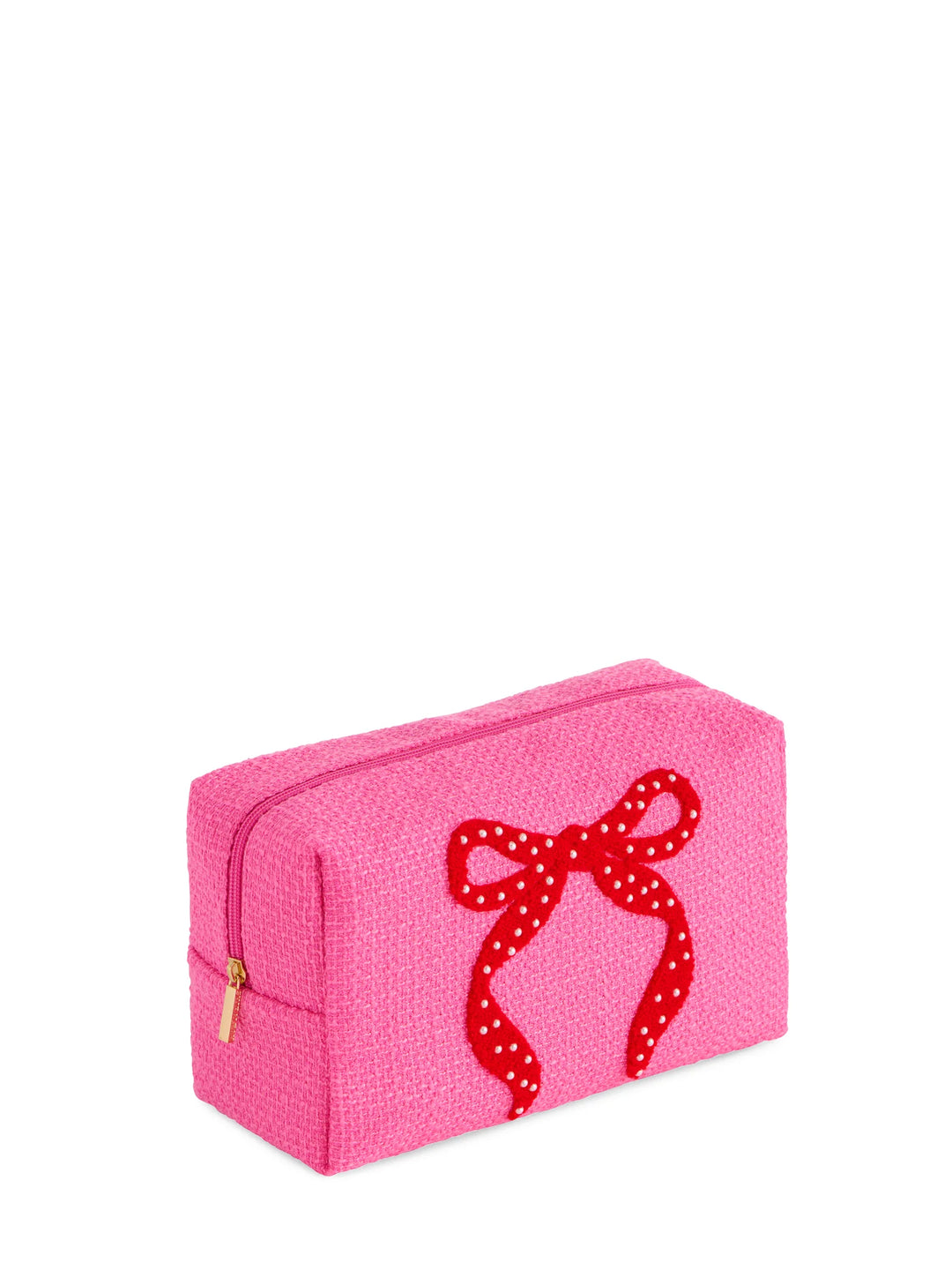 Pink Bow Cosmetic Bag