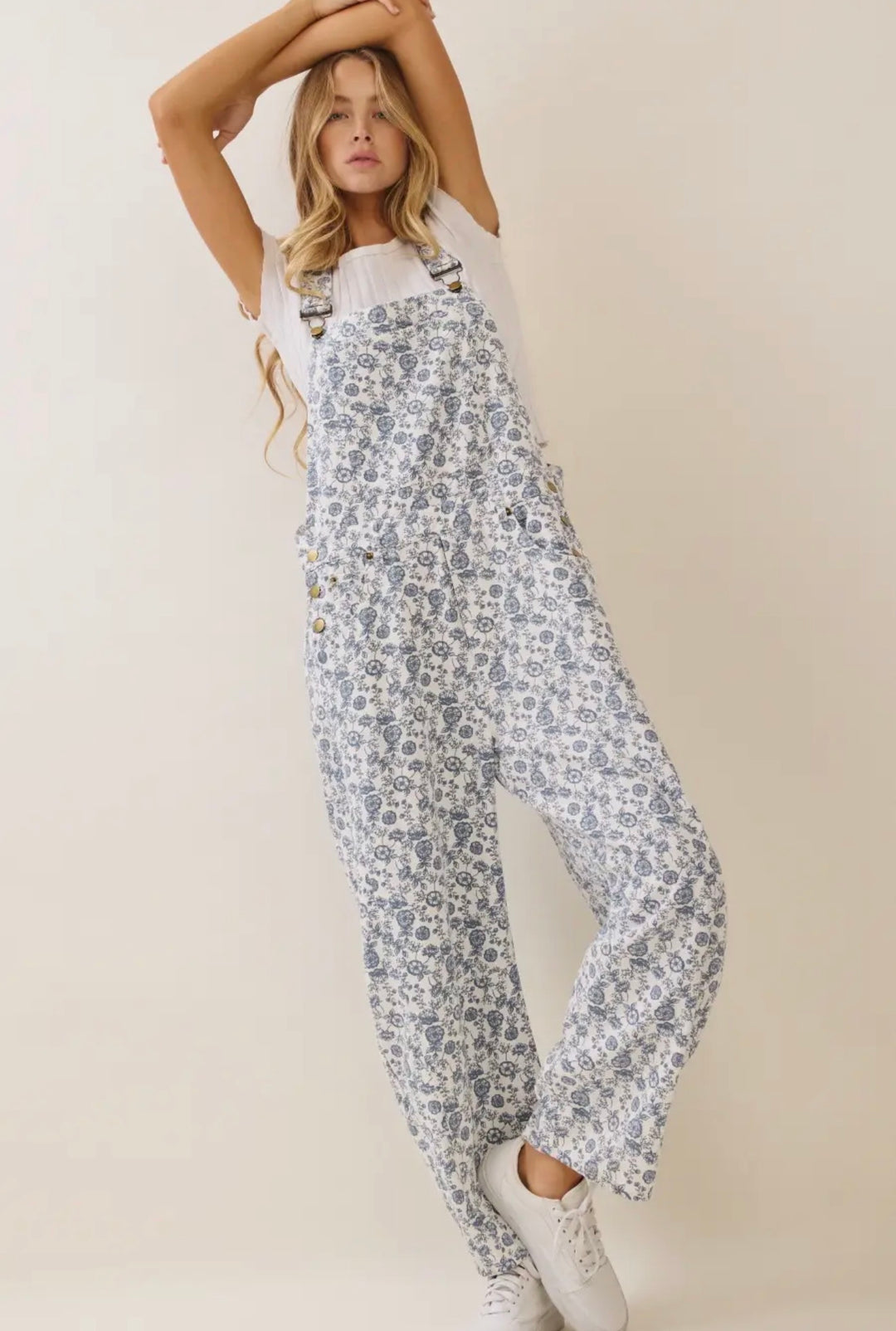 Blue Willow Stroll Overalls