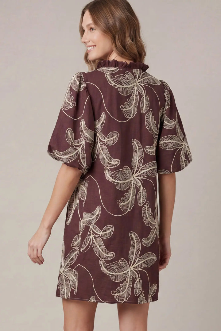 Chestnut Grove Floral Dress