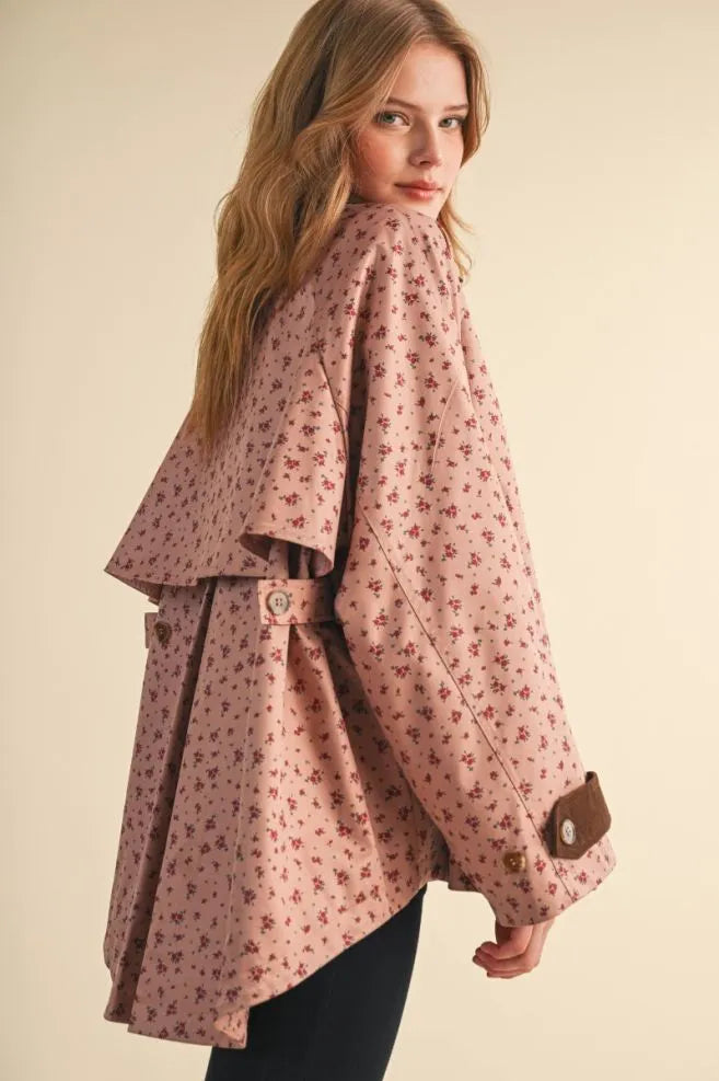 Rosewood Ditsy Floral Jacket