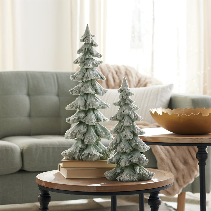 Frosted Forest Tabletop Trees – Whitlyns