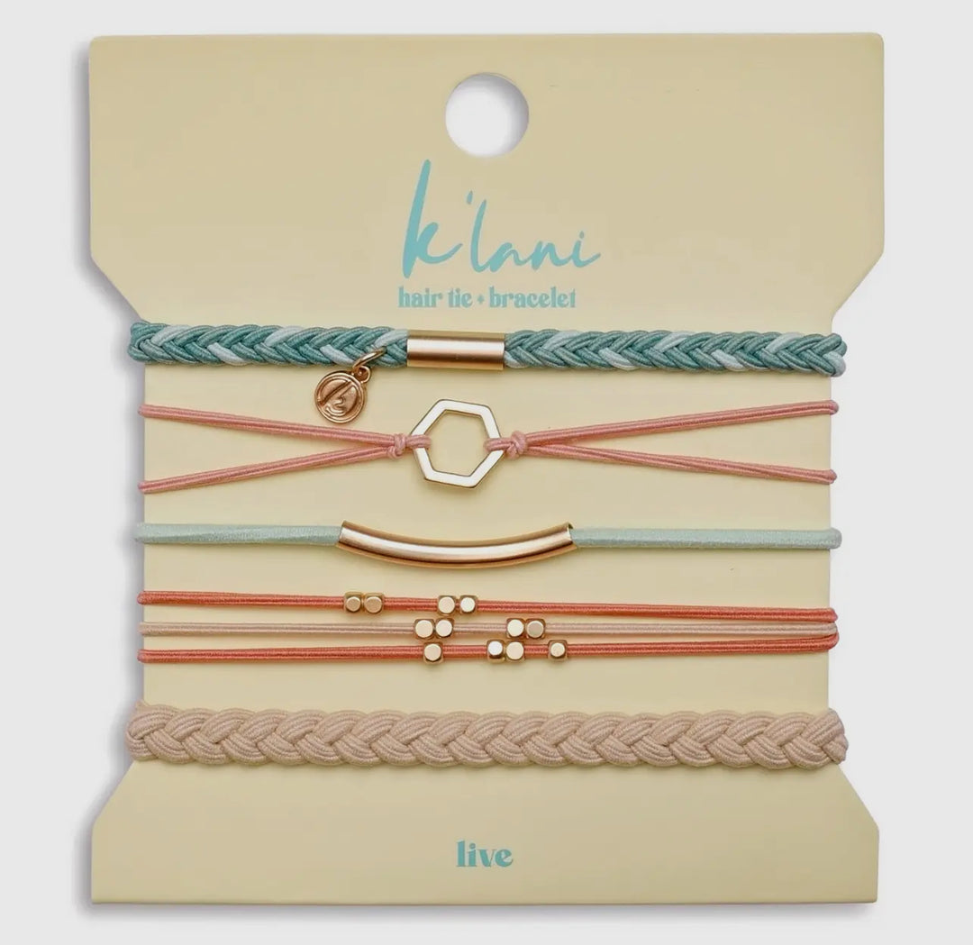 Hair Tie Bracelet Set
