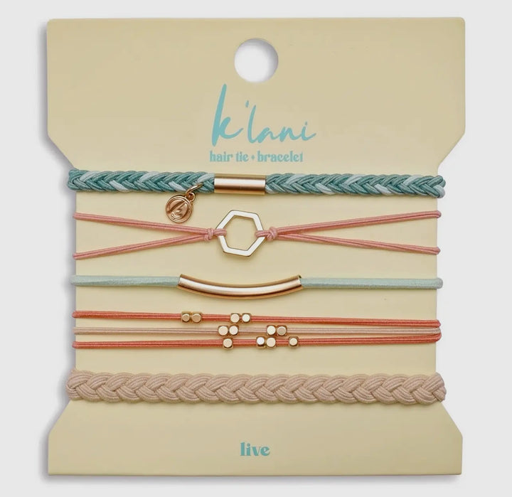 Hair Tie Bracelet Set