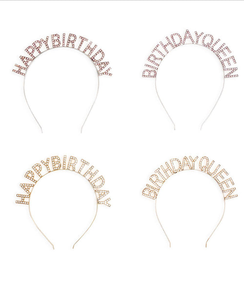 Birthday Rhinestone Headband