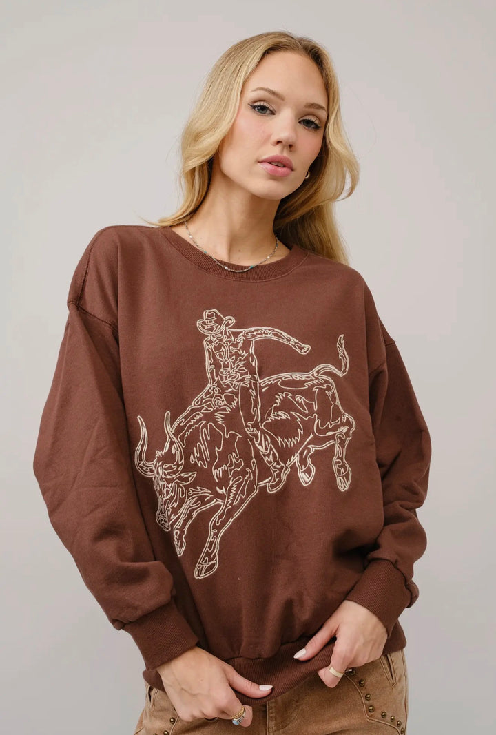 Ride ‘Em Graphic Sweatshirt