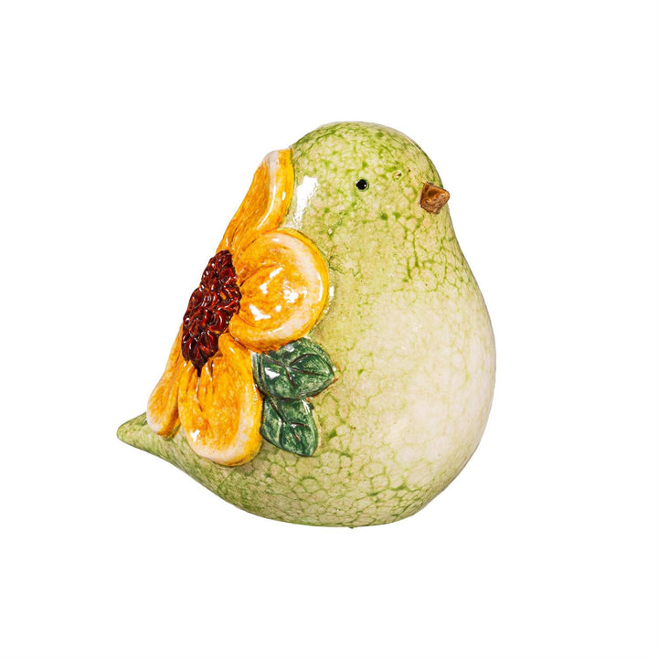 Floral Garden Bird Figurines