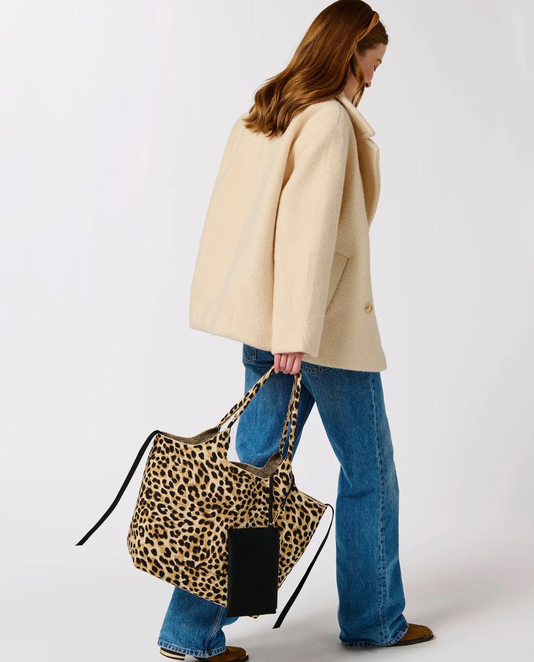 Robbie Leopard Tote