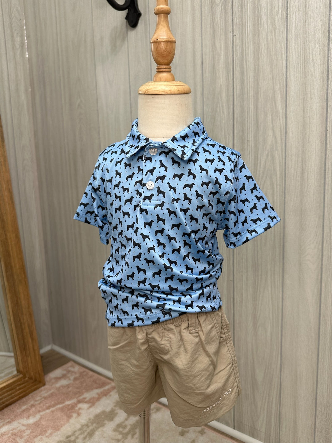 Blue Boykin Polo