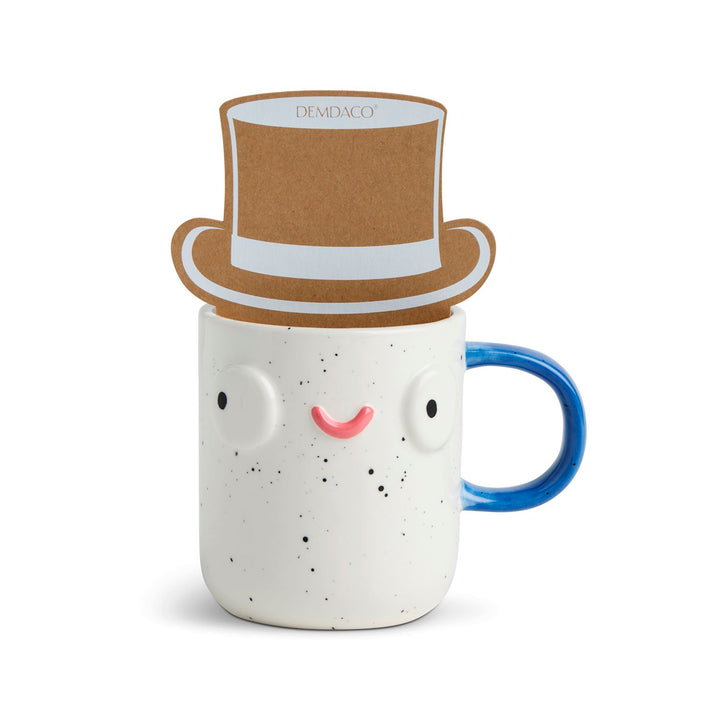 Whimsical Character Face Mug – 14 oz