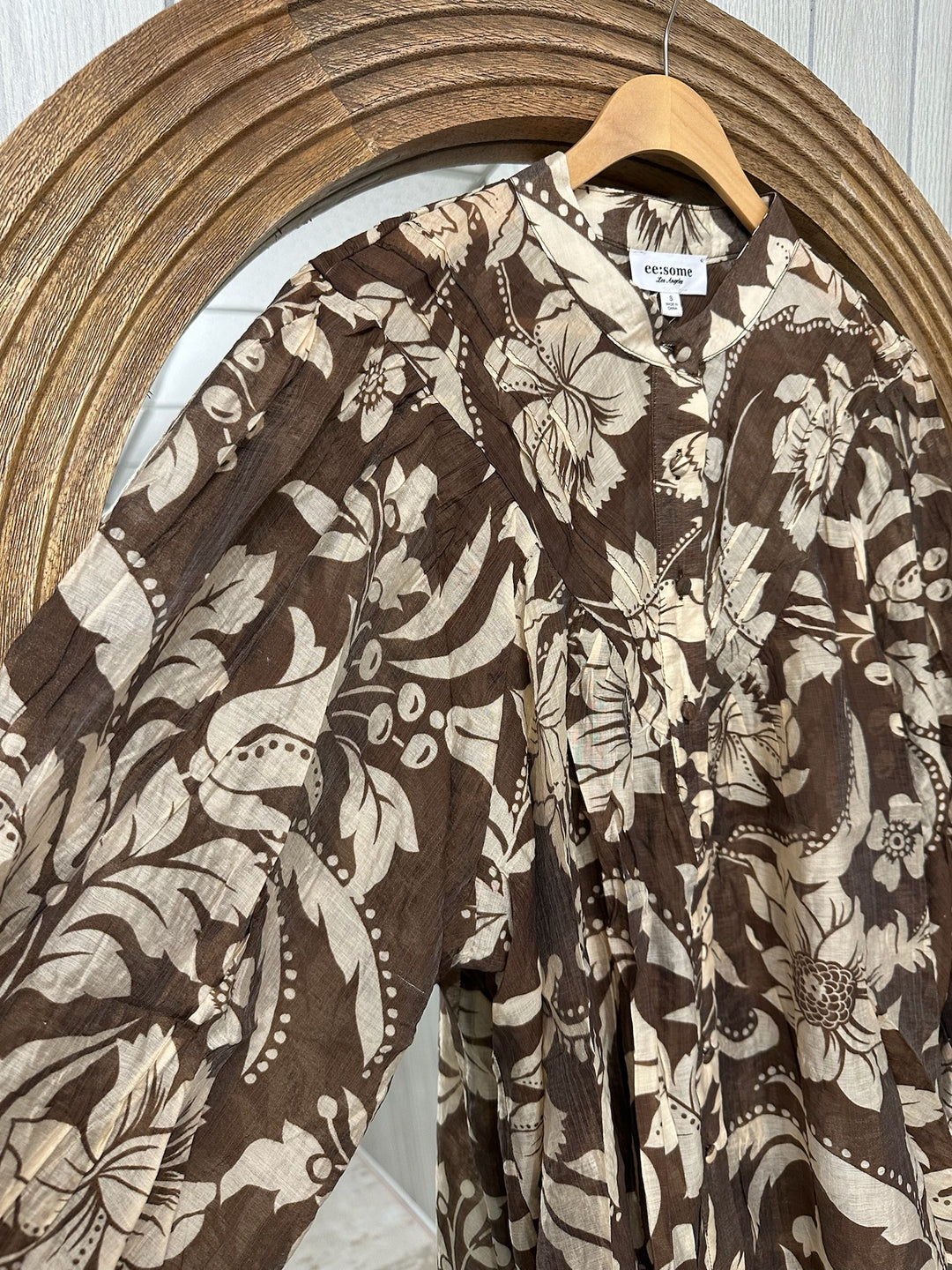 Floral Printed Long Sleeve Blouse